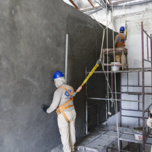Reboco de paredes